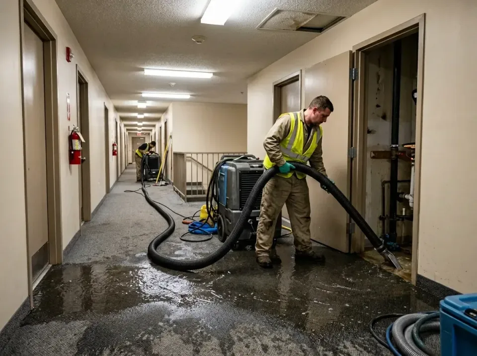multi-unit-apartment-hallway-f-005 — frequently asked questions, Emergency Burst Pipe Water Extraction & Removal in Ames, IA